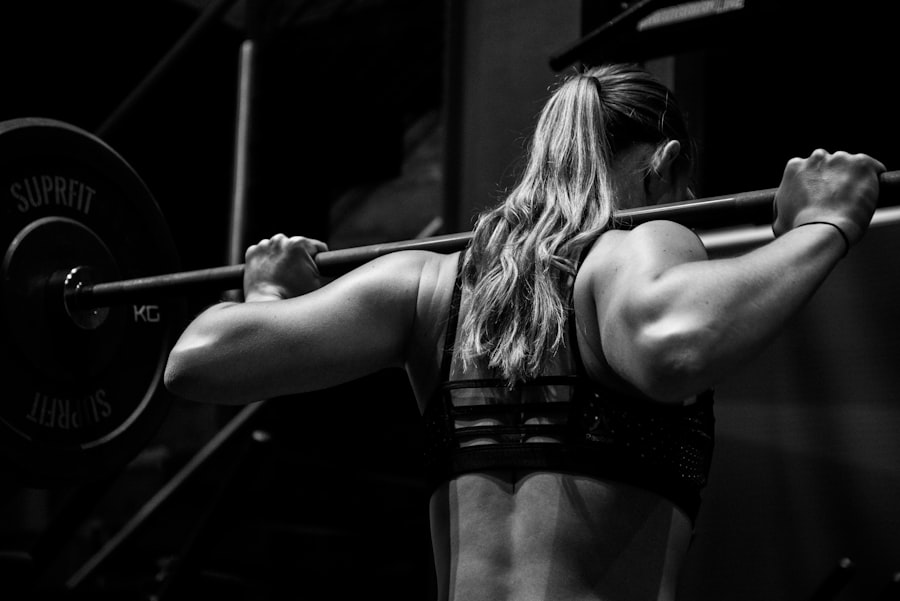 Barbell strength training